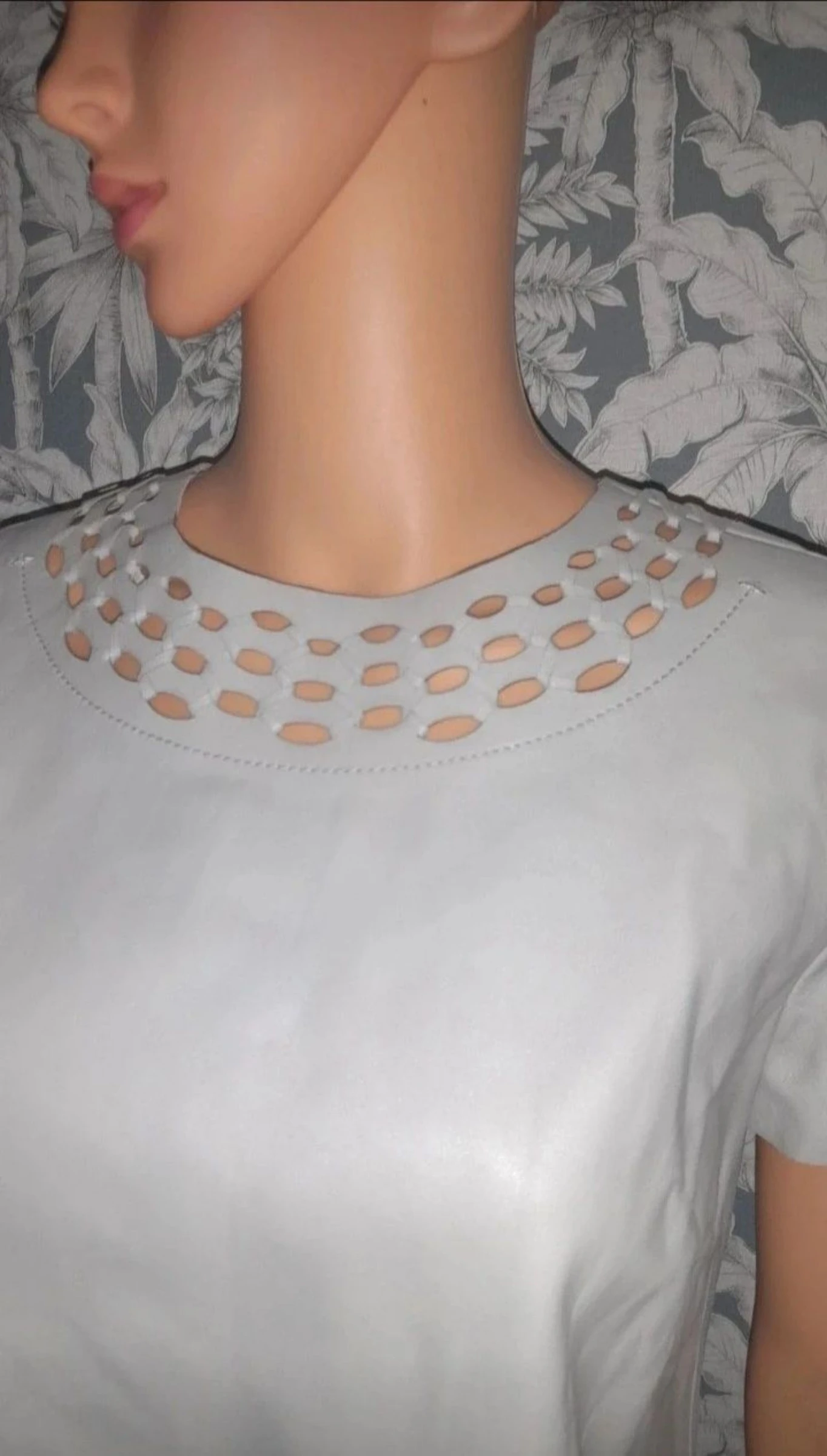 Diane Von Furstenberg leather top size 6 US – photo 2